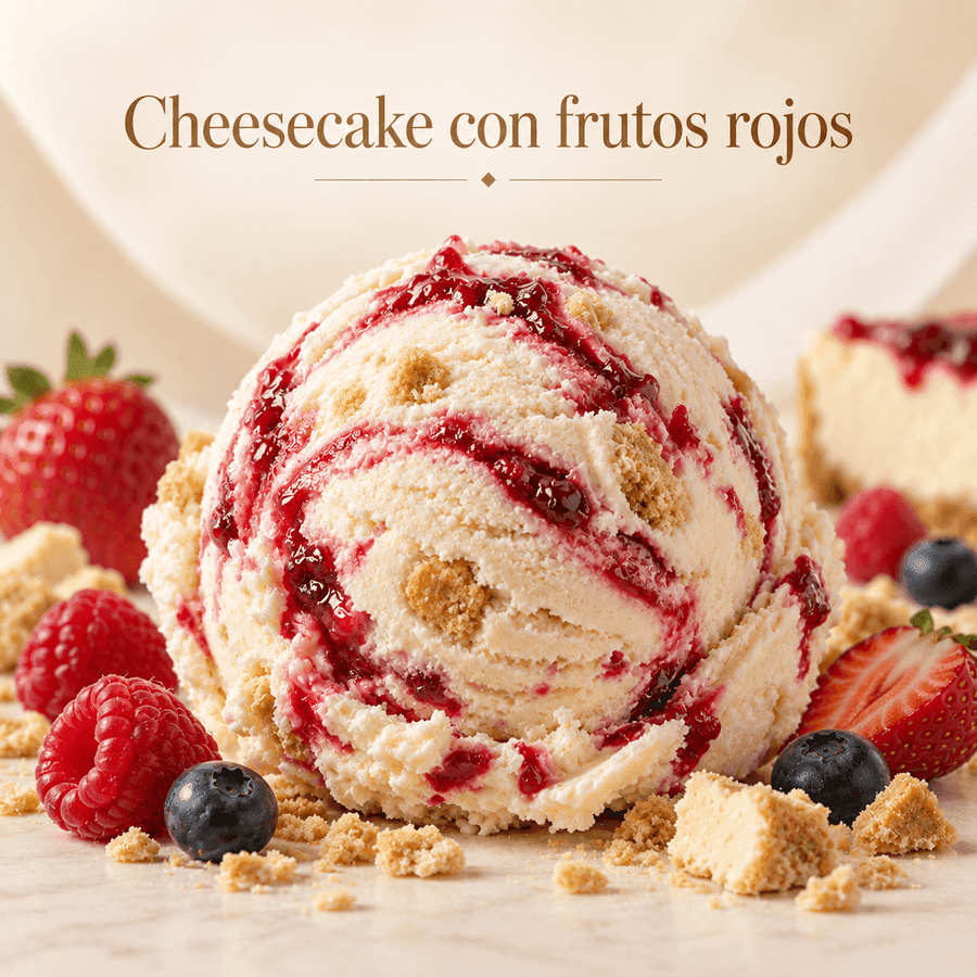 Cheesecake con frutos rojos