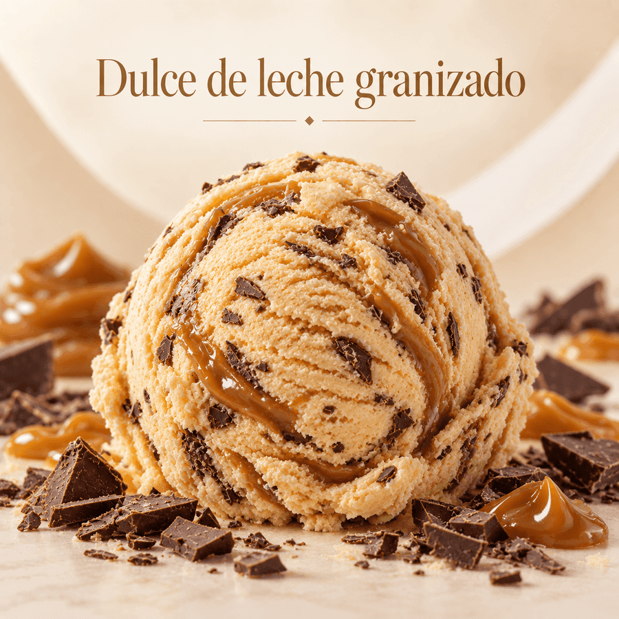 Dulce de leche granizado